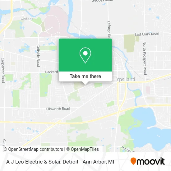 Mapa de A J Leo Electric & Solar