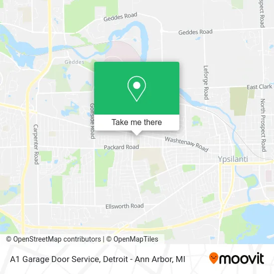 A1 Garage Door Service map