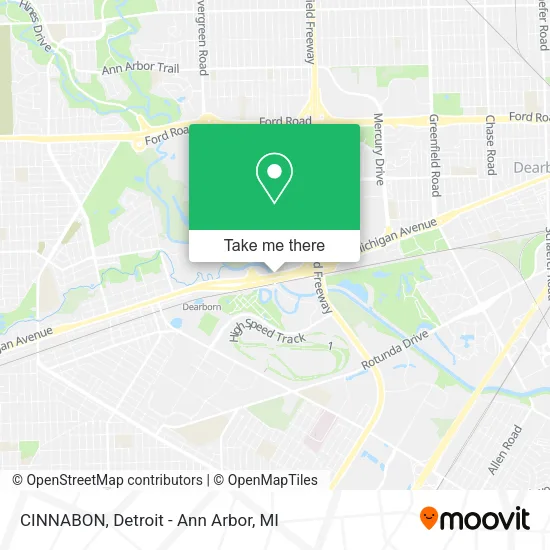 CINNABON map