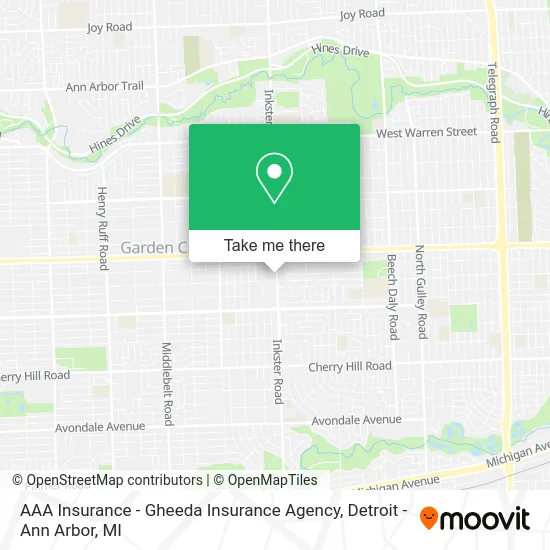 AAA Insurance - Gheeda Insurance Agency map