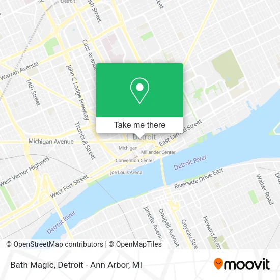 Bath Magic map