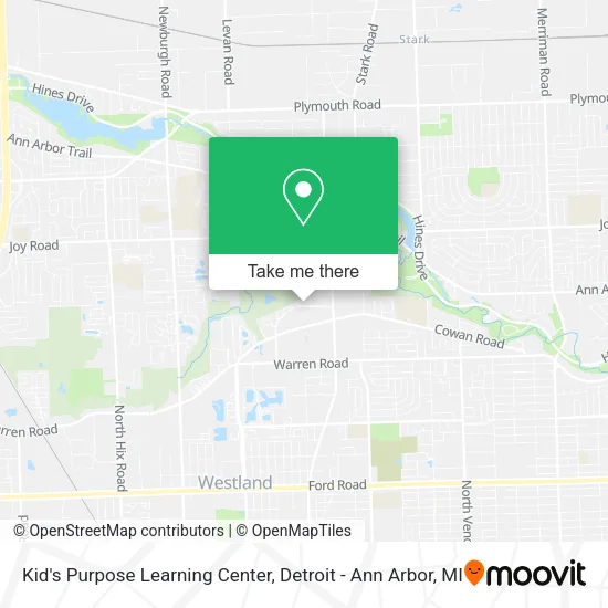 Kid's Purpose Learning Center map