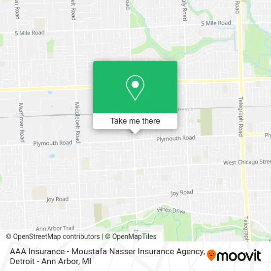 AAA Insurance - Moustafa Nasser Insurance Agency map