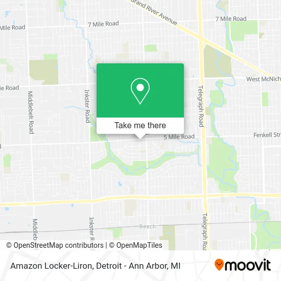 Amazon Locker-Liron map