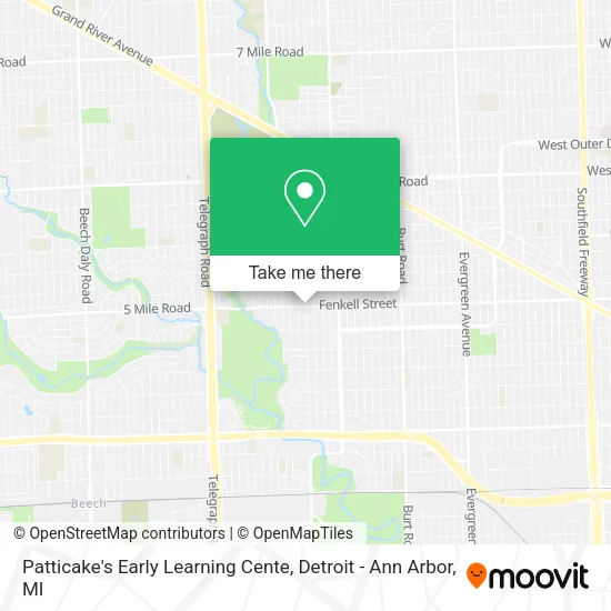 Patticake's Early Learning Cente map