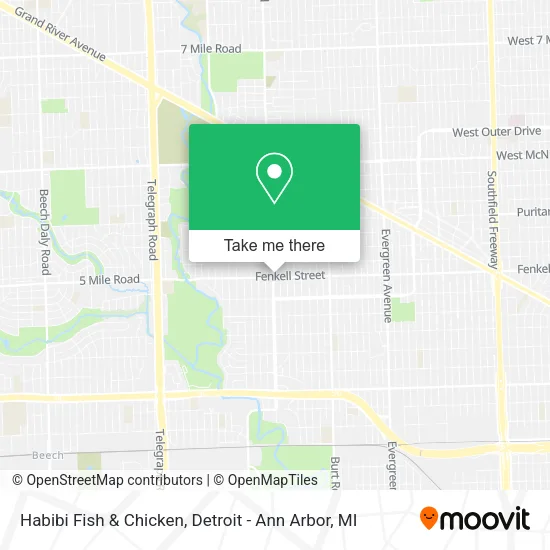 Habibi Fish & Chicken map