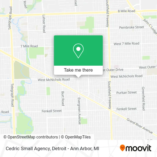 Cedric Small Agency map