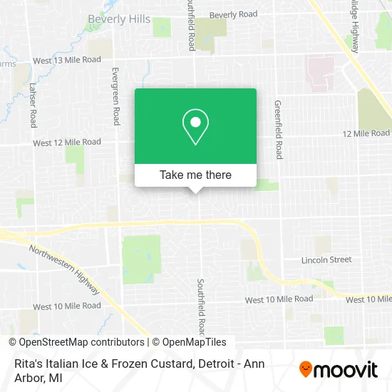 Rita's Italian Ice & Frozen Custard map