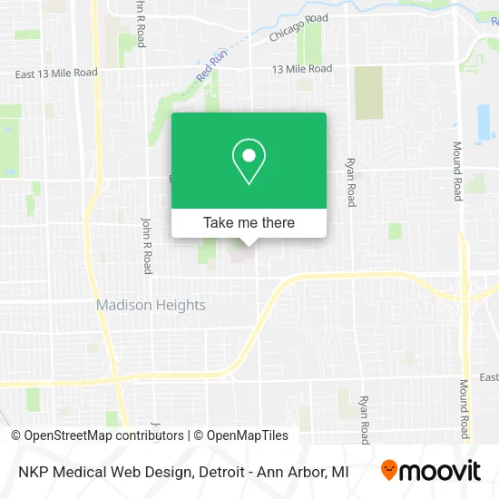 NKP Medical Web Design map