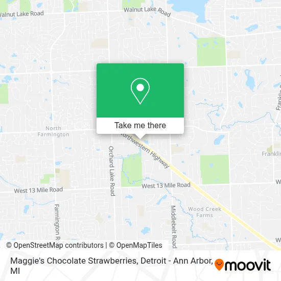 Maggie's Chocolate Strawberries map