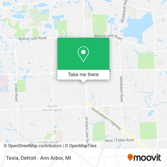 Tesla map