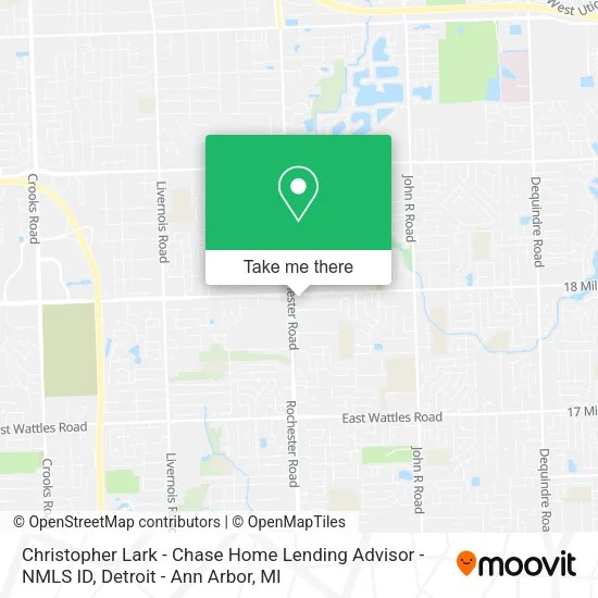 Christopher Lark - Chase Home Lending Advisor - NMLS ID map