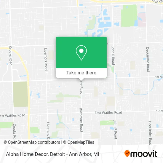 Mapa de Alpha Home Decor