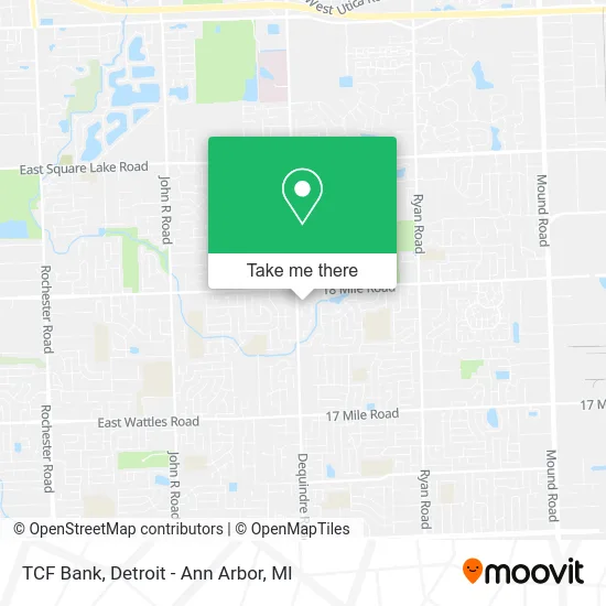 TCF Bank map