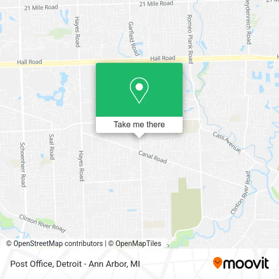 Post Office map