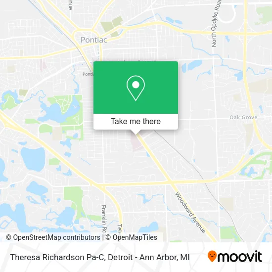 Mapa de Theresa Richardson Pa-C
