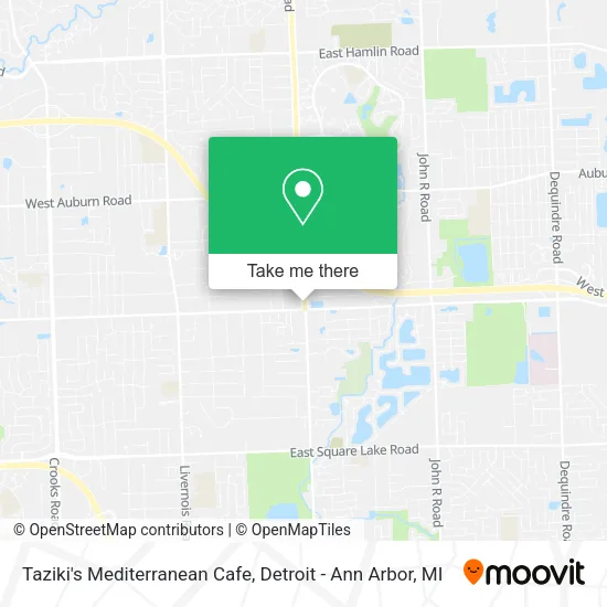 Taziki's Mediterranean Cafe map