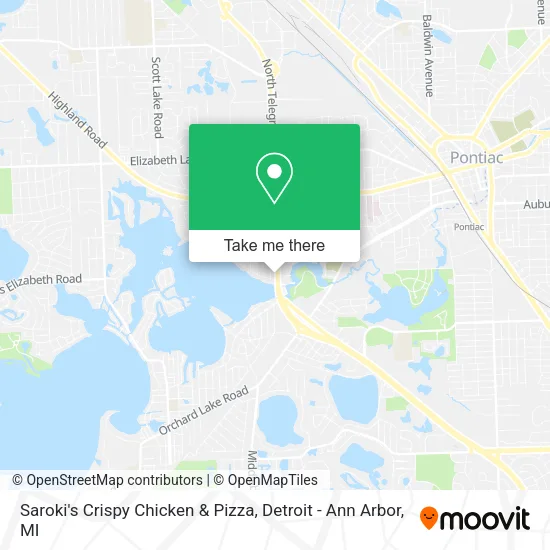 Saroki's Crispy Chicken & Pizza map