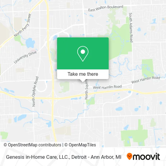 Genesis in-Home Care, LLC. map
