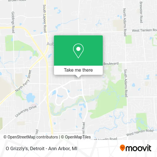 O Grizzly's map