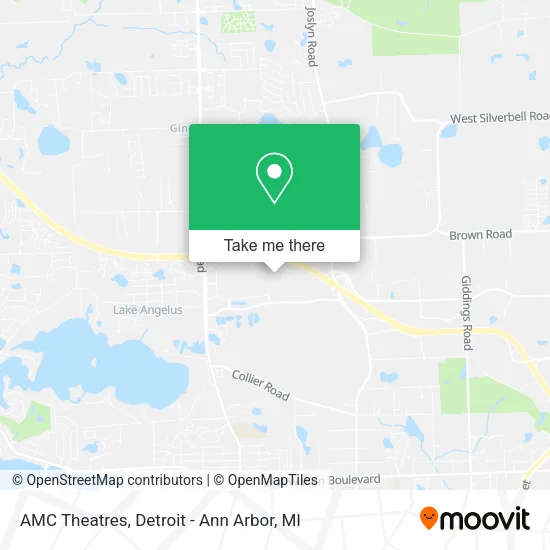 Mapa de AMC Theatres