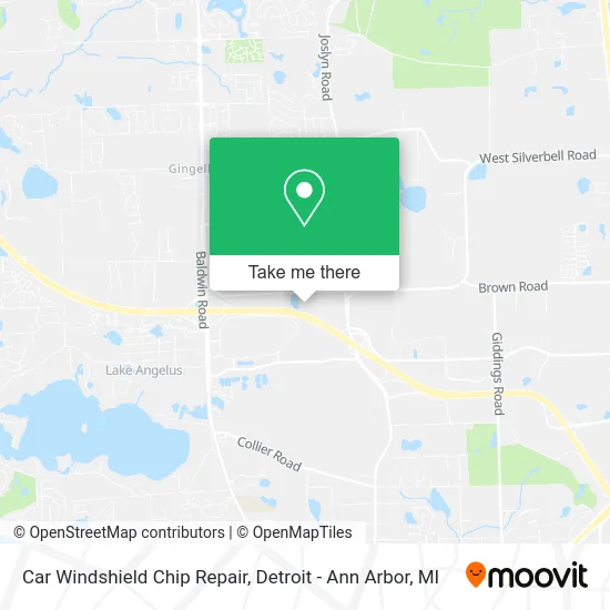 Car Windshield Chip Repair map
