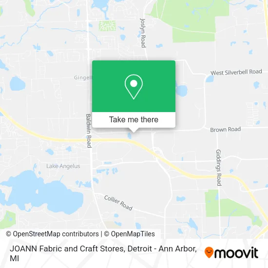 JOANN Fabric and Craft Stores map