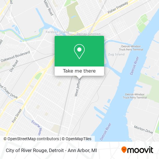 City of River Rouge map