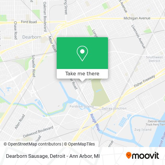 Mapa de Dearborn Sausage