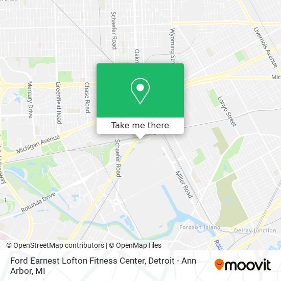 Ford Earnest Lofton Fitness Center map