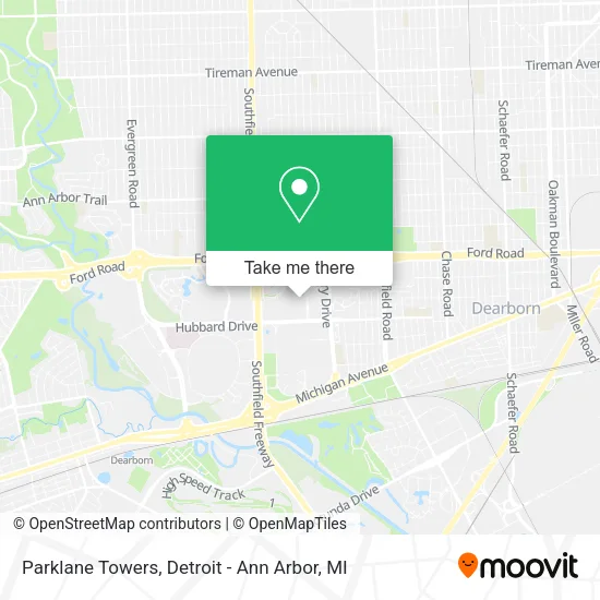 Parklane Towers map