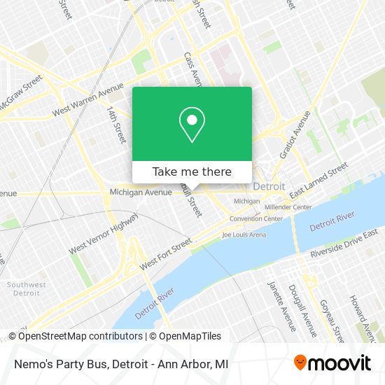 Mapa de Nemo's Party Bus