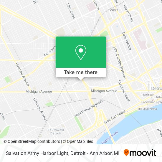 Salvation Army Harbor Light map