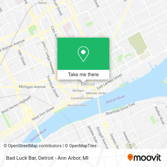 Bad Luck Bar map