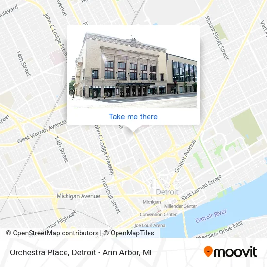 Orchestra Place map