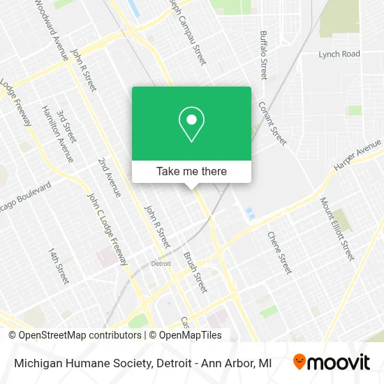 Michigan Humane Society map