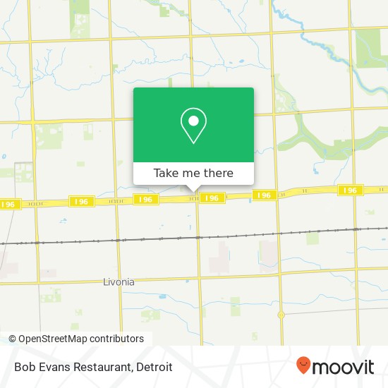 Bob Evans Restaurant map