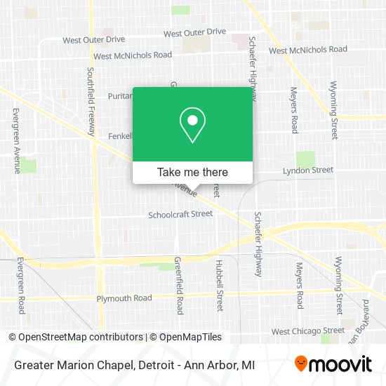 Greater Marion Chapel map