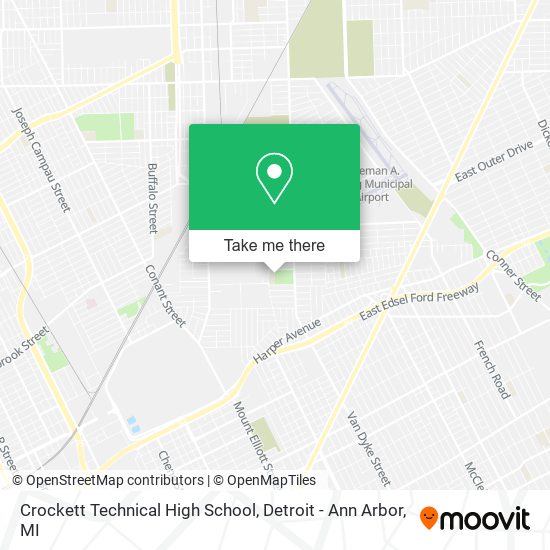 Crockett Technical High School map