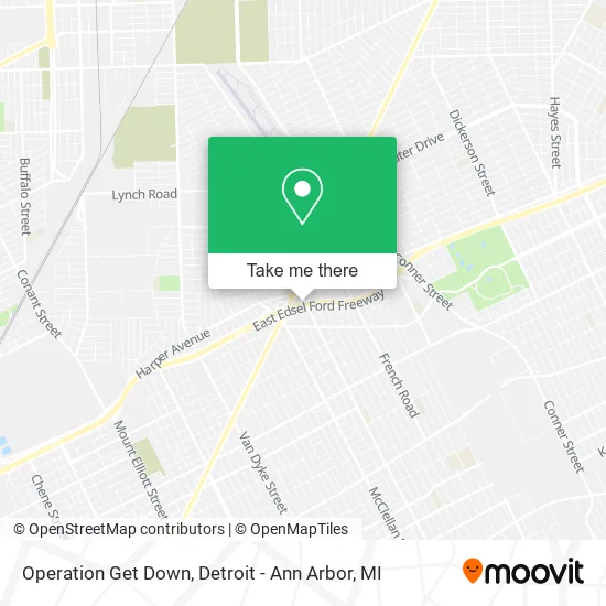 Mapa de Operation Get Down
