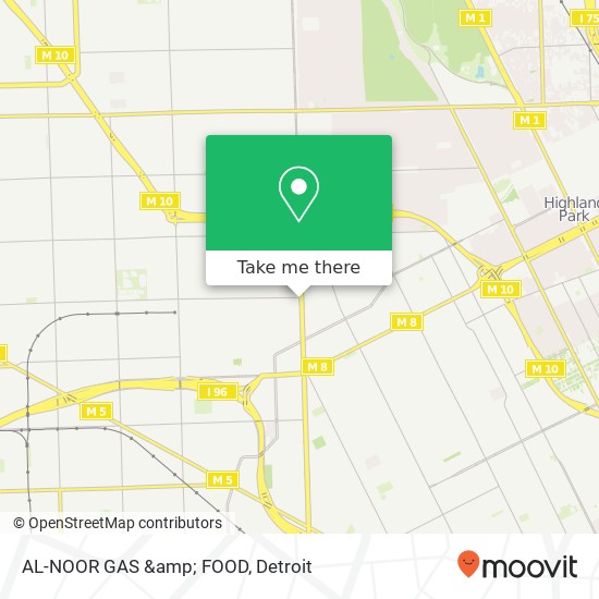 AL-NOOR GAS &amp; FOOD map