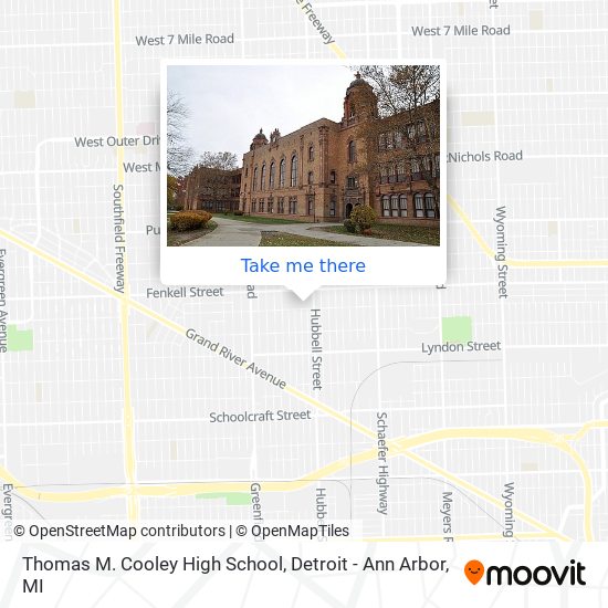 Mapa de Thomas M. Cooley High School