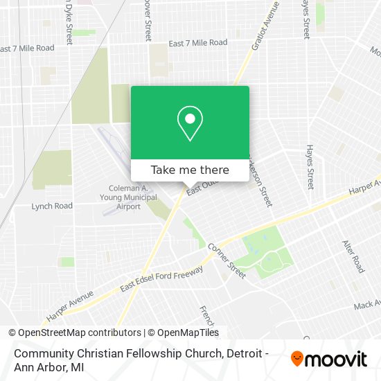 Community Christian Fellowship Church map
