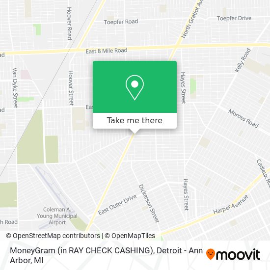 MoneyGram (in RAY CHECK CASHING) map