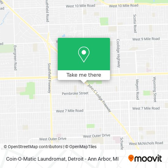 Mapa de Coin-O-Matic Laundromat