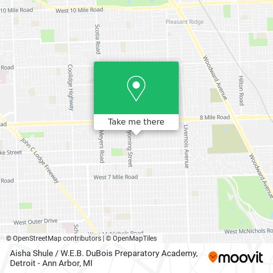 Aisha Shule / W.E.B. DuBois Preparatory Academy map