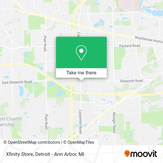 Xfinity Store map