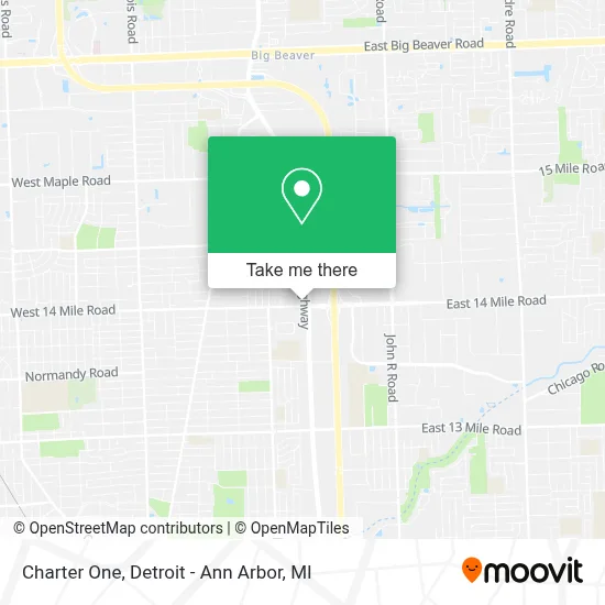 Charter One map