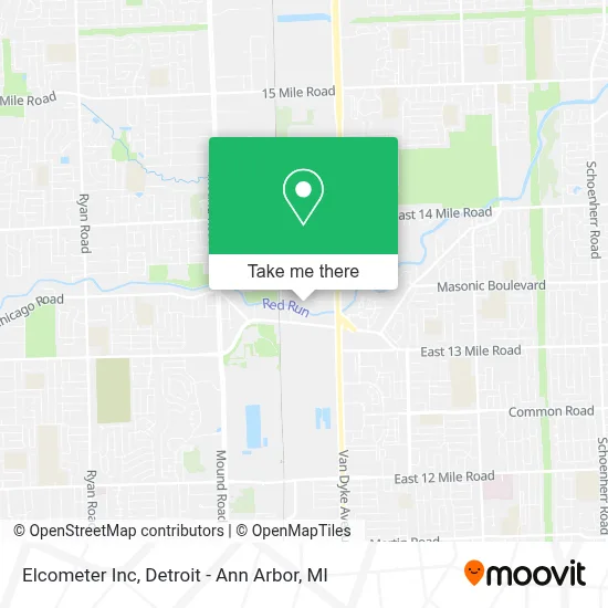Elcometer Inc map