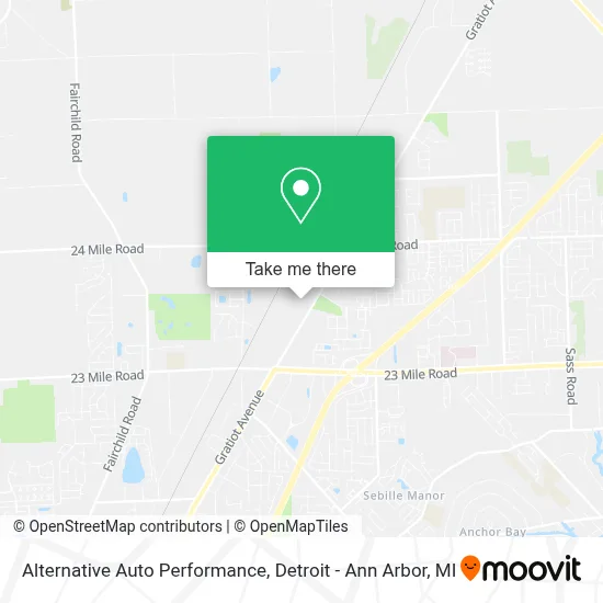 Alternative Auto Performance map